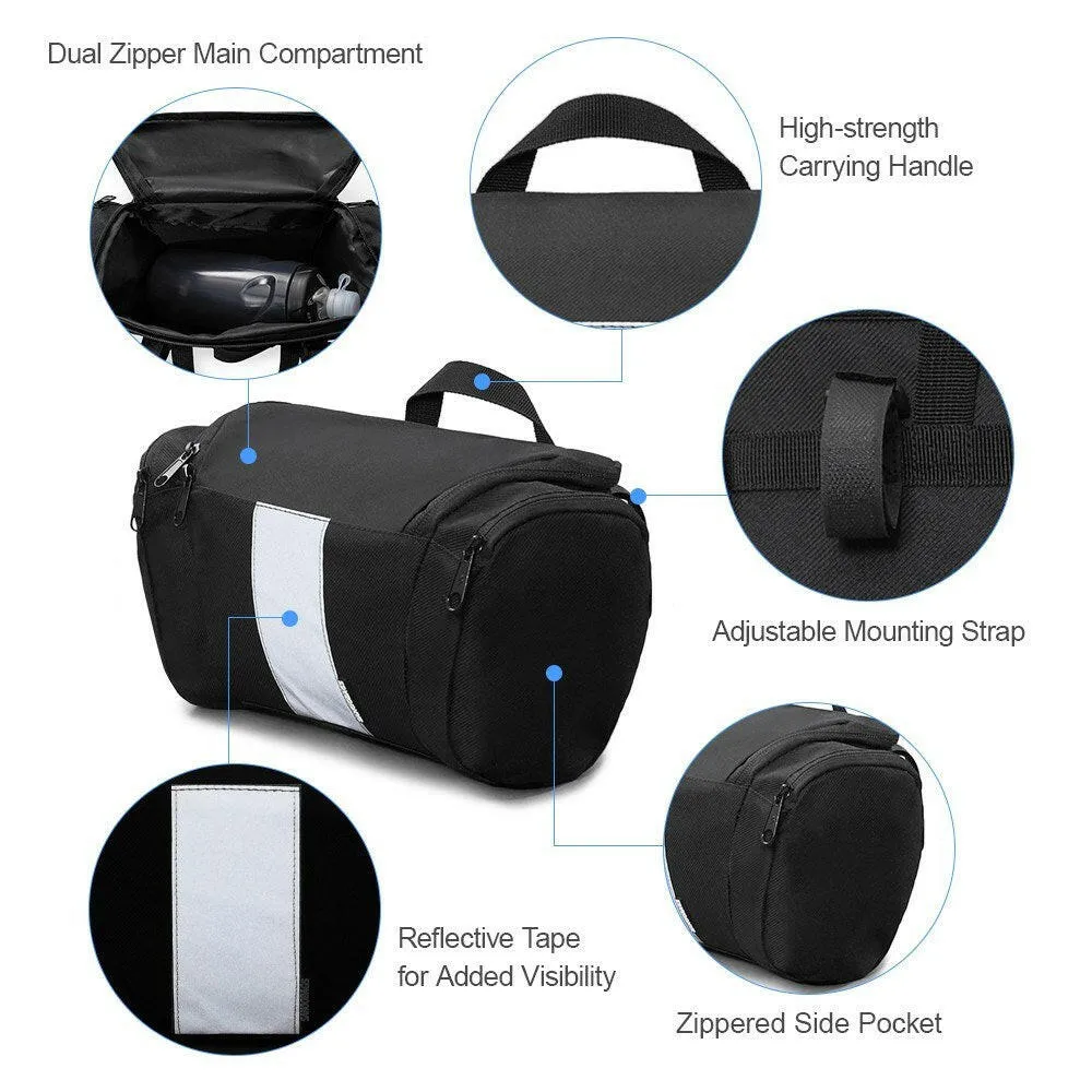 3L Bicycle Handlebar Bag Cycling MTB Mountain Road Bike Front Basket Pannier Bag