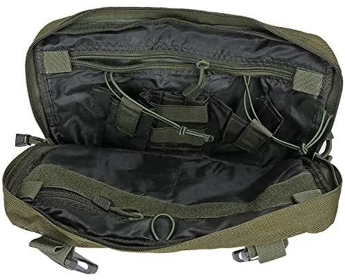 Adjustable Green Tactical Rig Vest Front Pack Bag