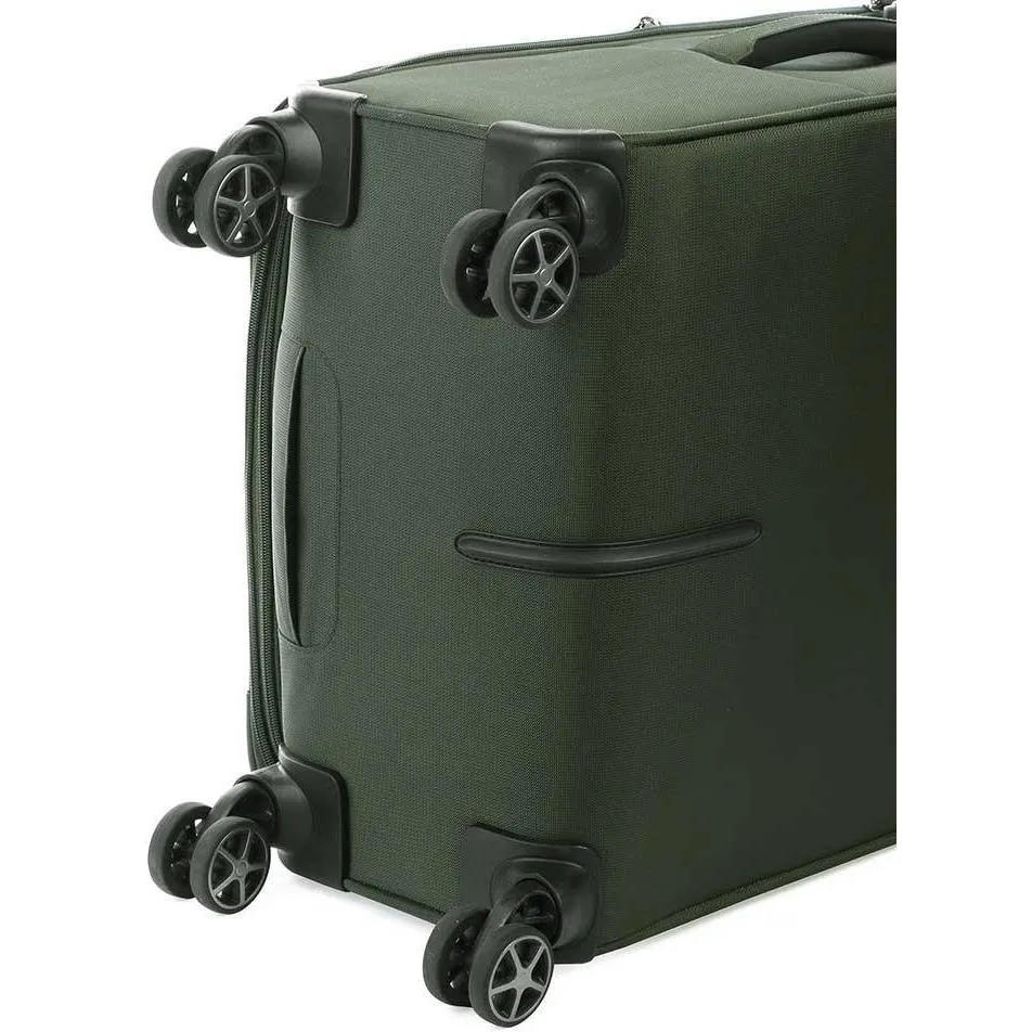 Cellini Optima 68cm 4 Wheel Trolley Case Black (5 Year Warranty)