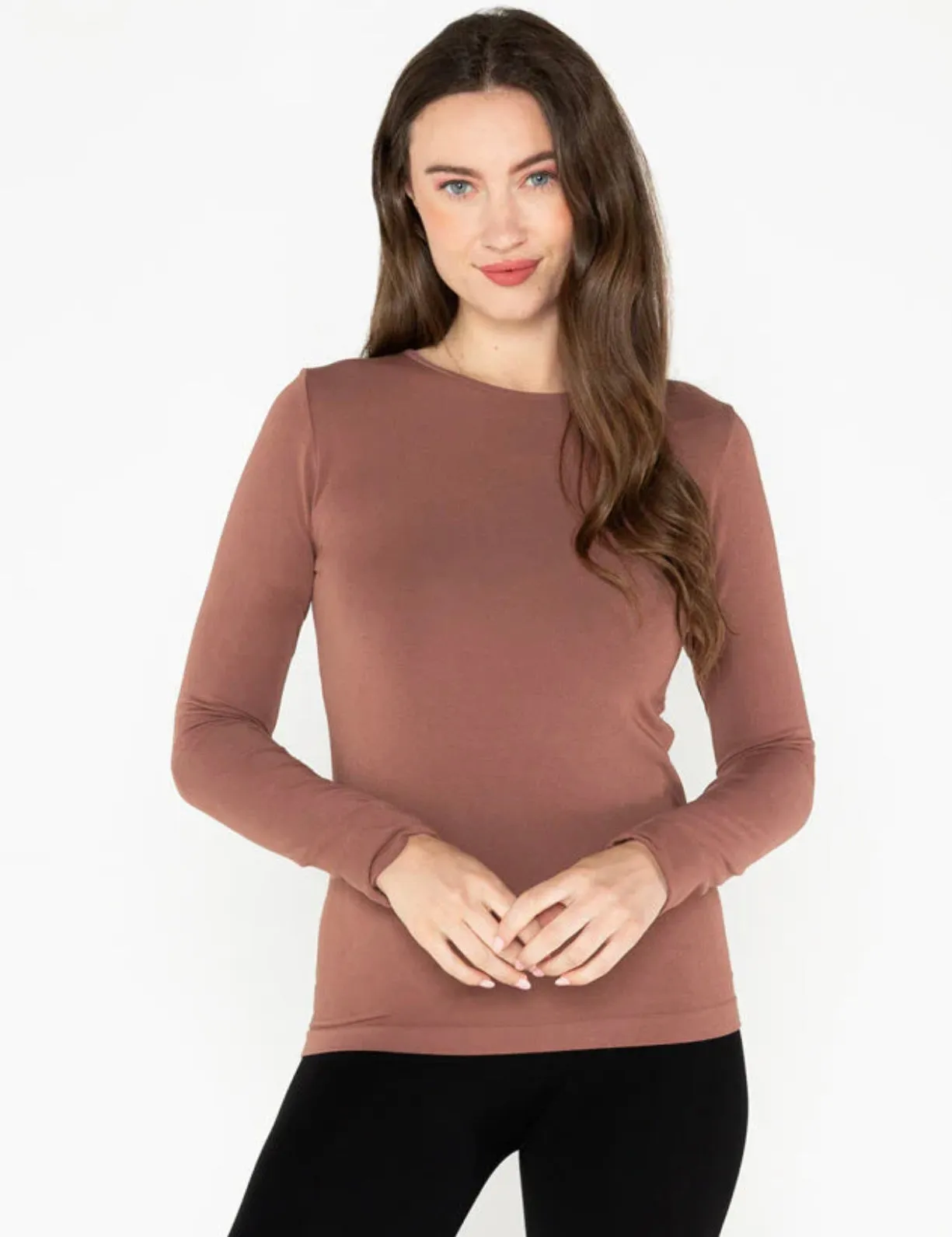 C'EST MOI BAMBOO LS CREW NECK