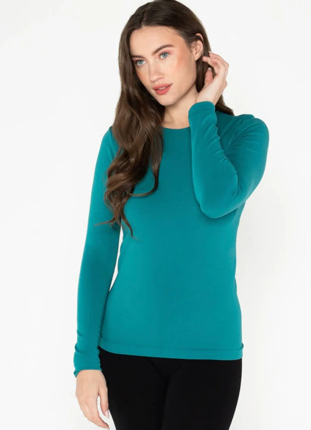 C'EST MOI BAMBOO LS CREW NECK
