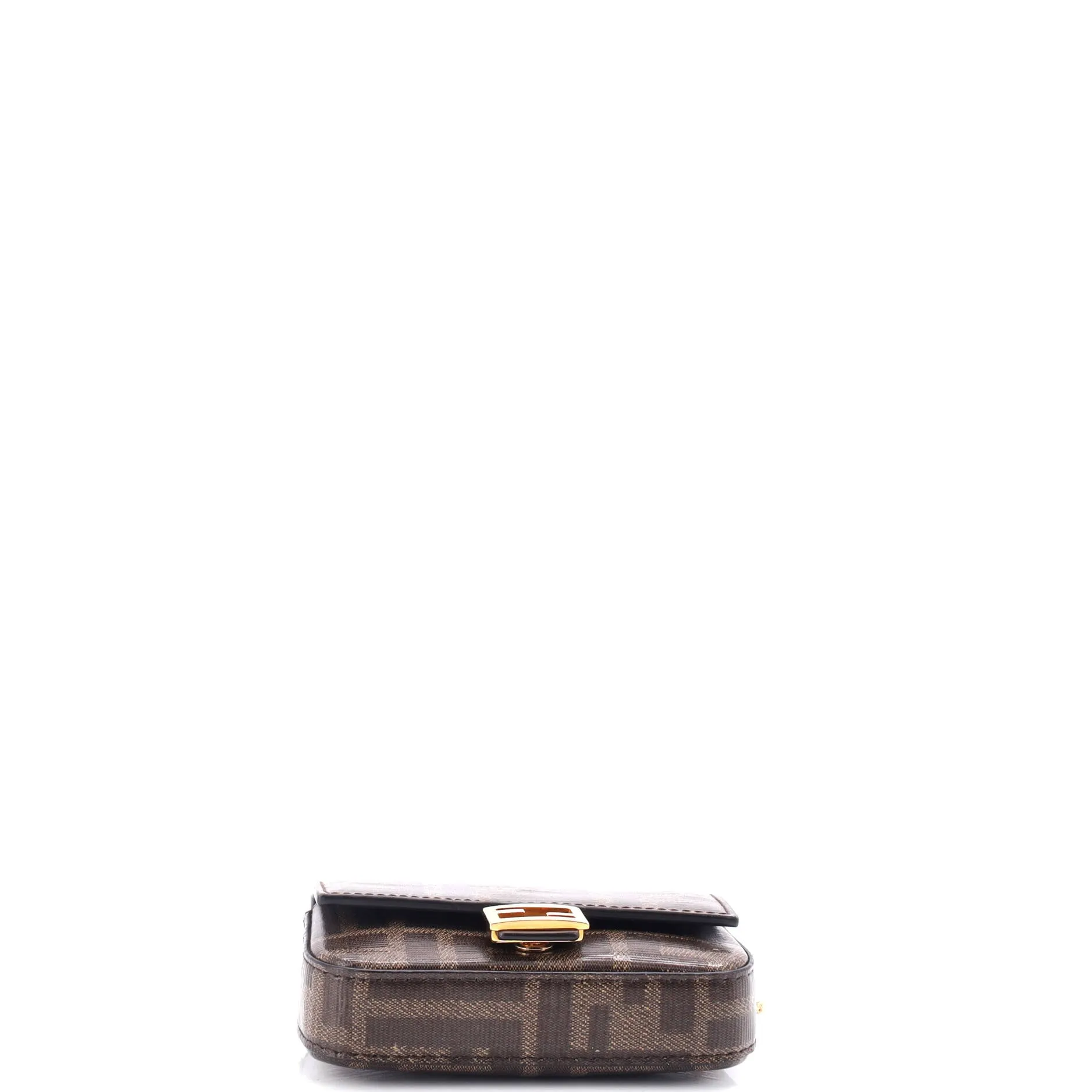 Chain Baguette Charm Bag Zucca Coated Canvas Nano