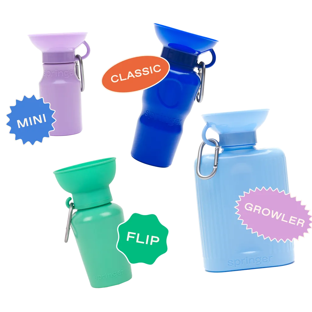 Classic Dog Travel Bottle 22oz - Indigo