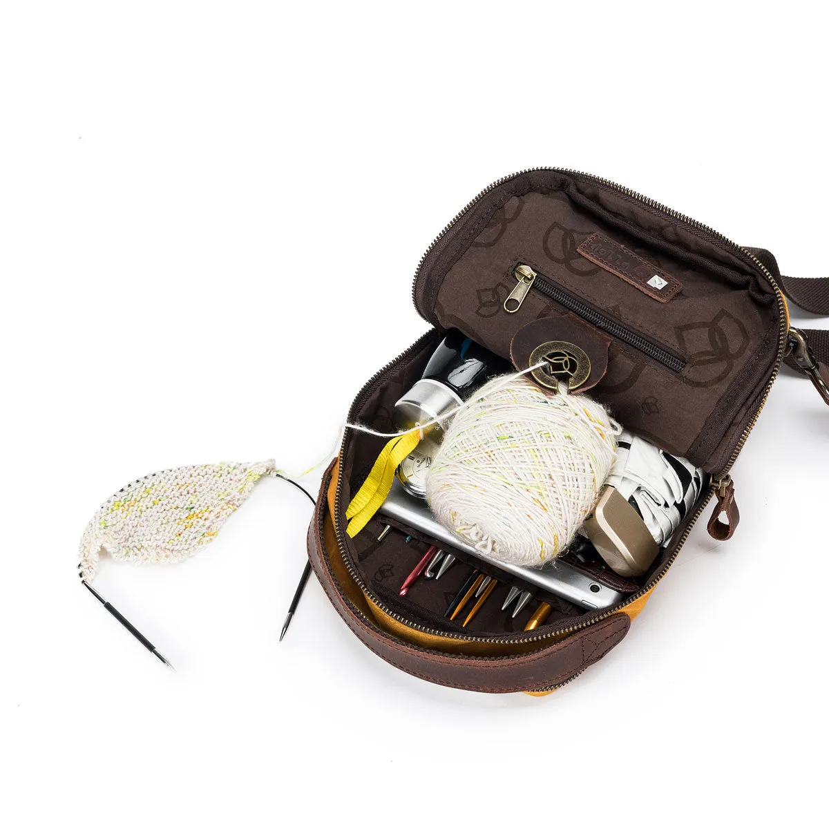 della Q Maker's Mini Messenger - Mustard