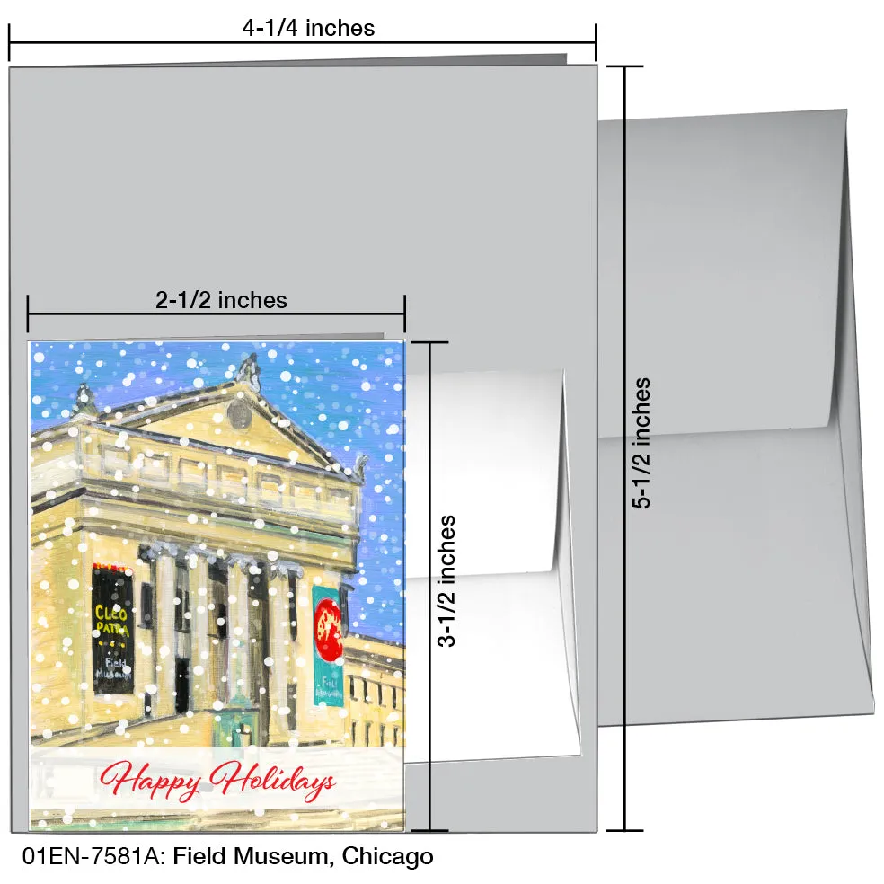 Field Museum, Chicago, Greeting Card (7581A)
