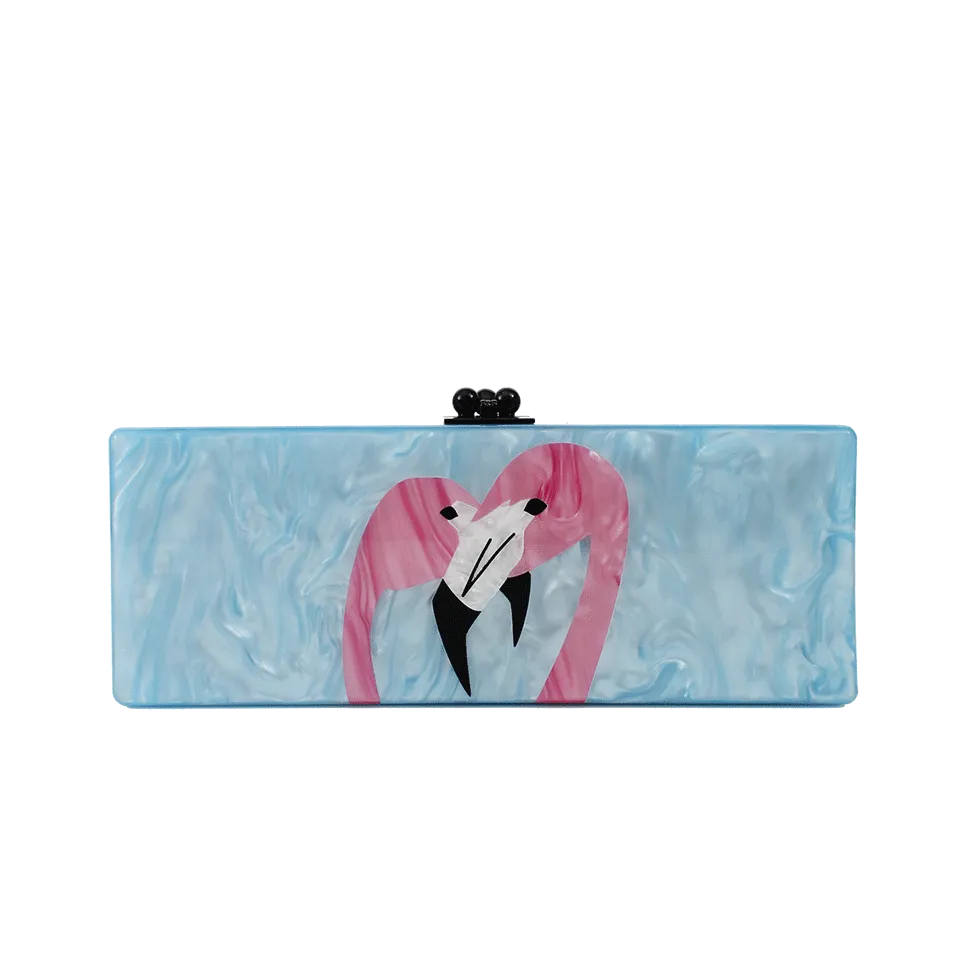 Flavia Flamingo Clutch