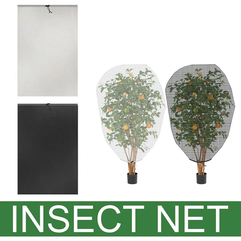 Garden Plant Tree Fruit Cover Bug Net Barrier Bag 1x1.5m Black