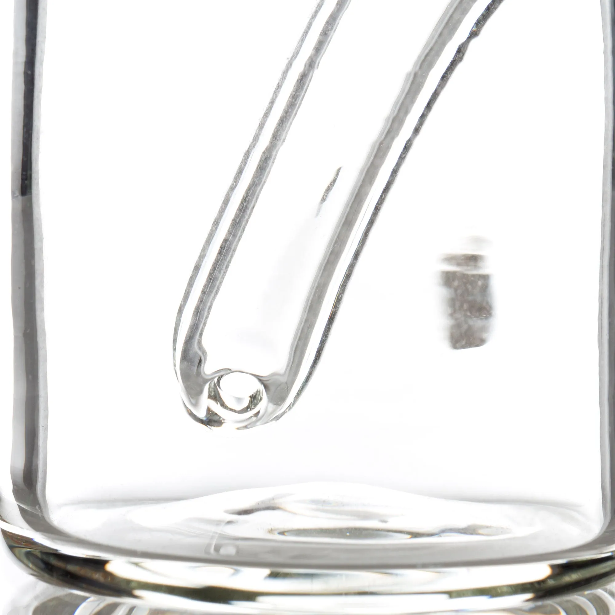 GMay Glass Amber Purple Sake Bottle Dab Rig