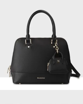 Grace Medium Dome Satchel Bag   Mini Bag Charm
