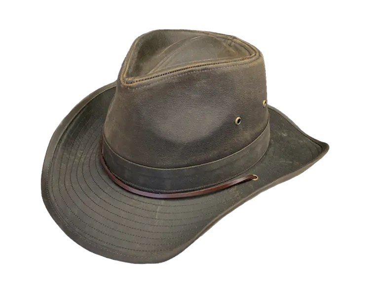 Henschel Hat Company | Topeka Waxed Cotton Western Hat