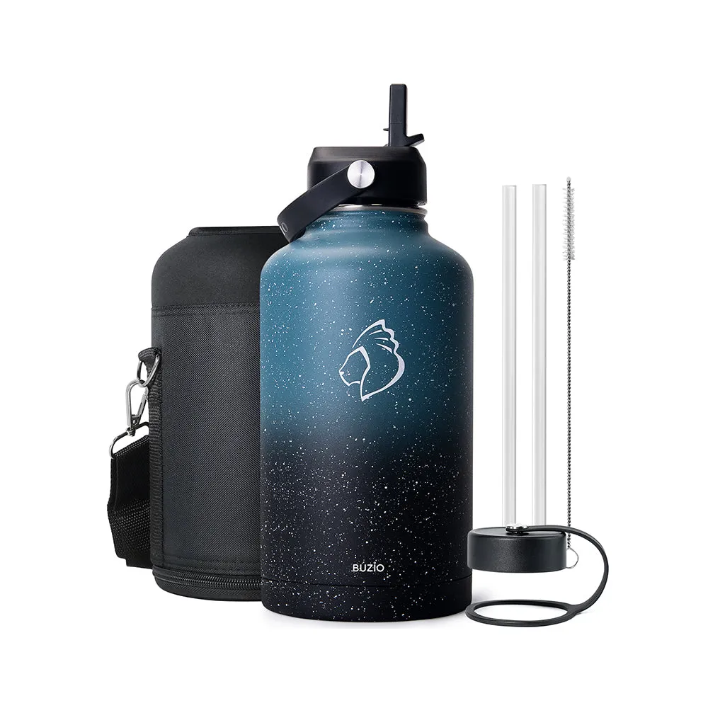 Insulated Water Bottles with 2 Lids | 22oz - 128oz