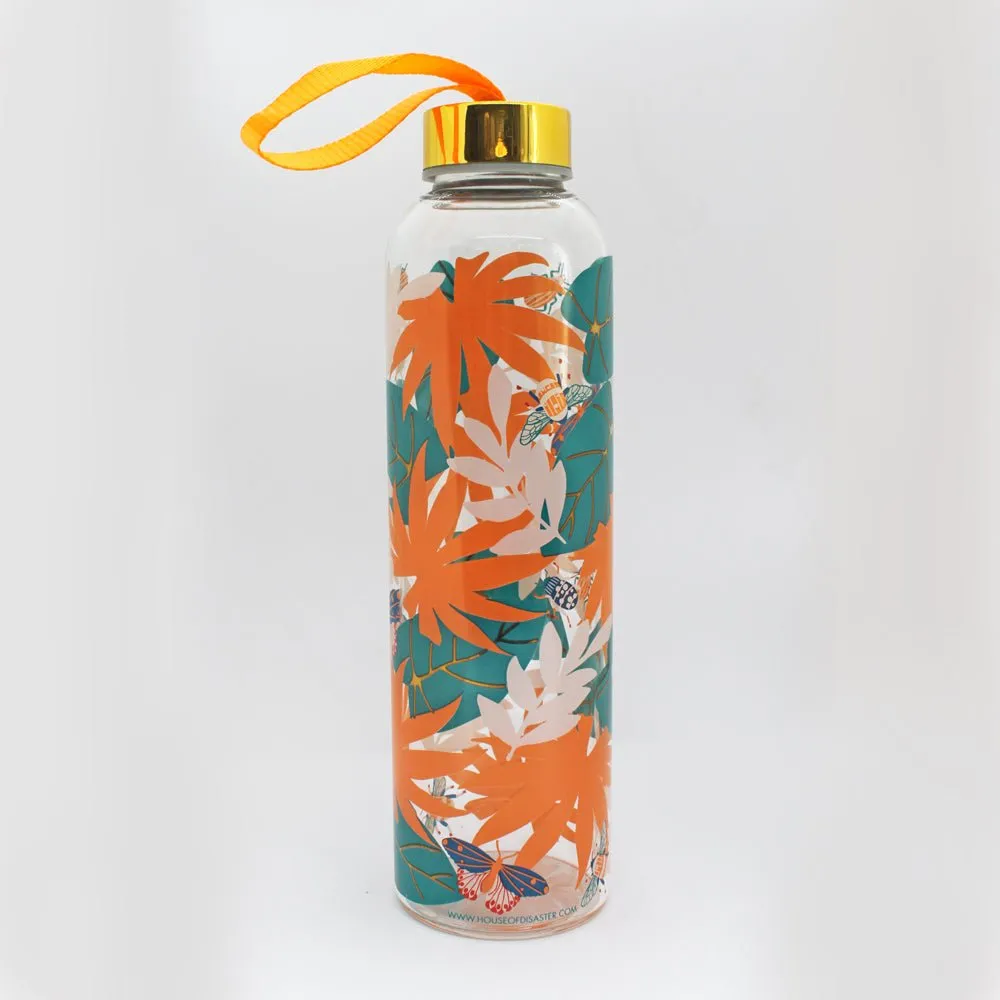 Luxe Bug Glass Water Bottle