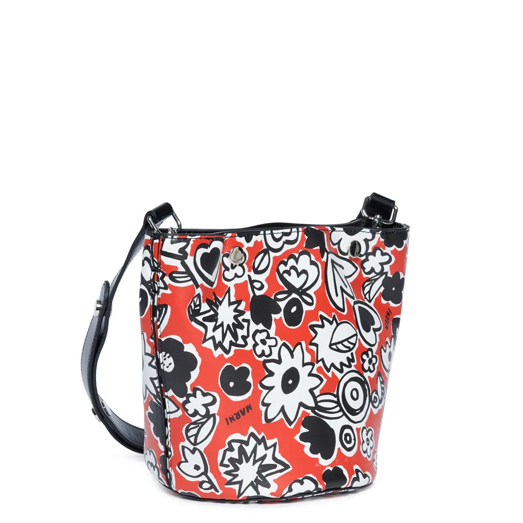 Marni Kids Printed Messenger Bag