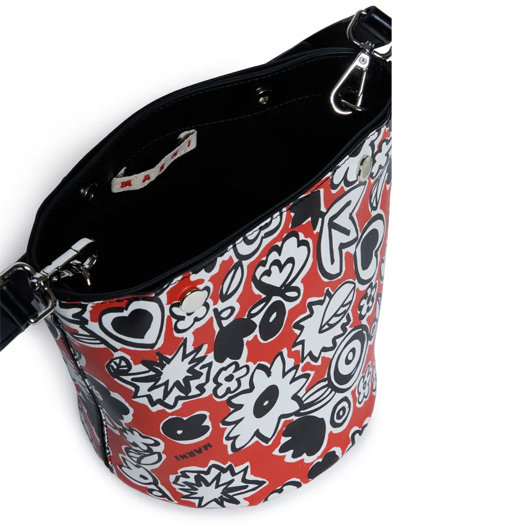 Marni Kids Printed Messenger Bag
