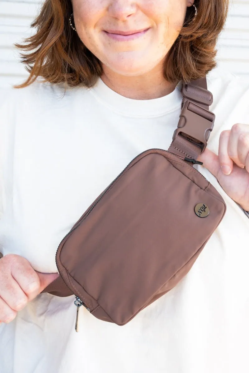 NGIL Pink Brooklyn Belt Bag