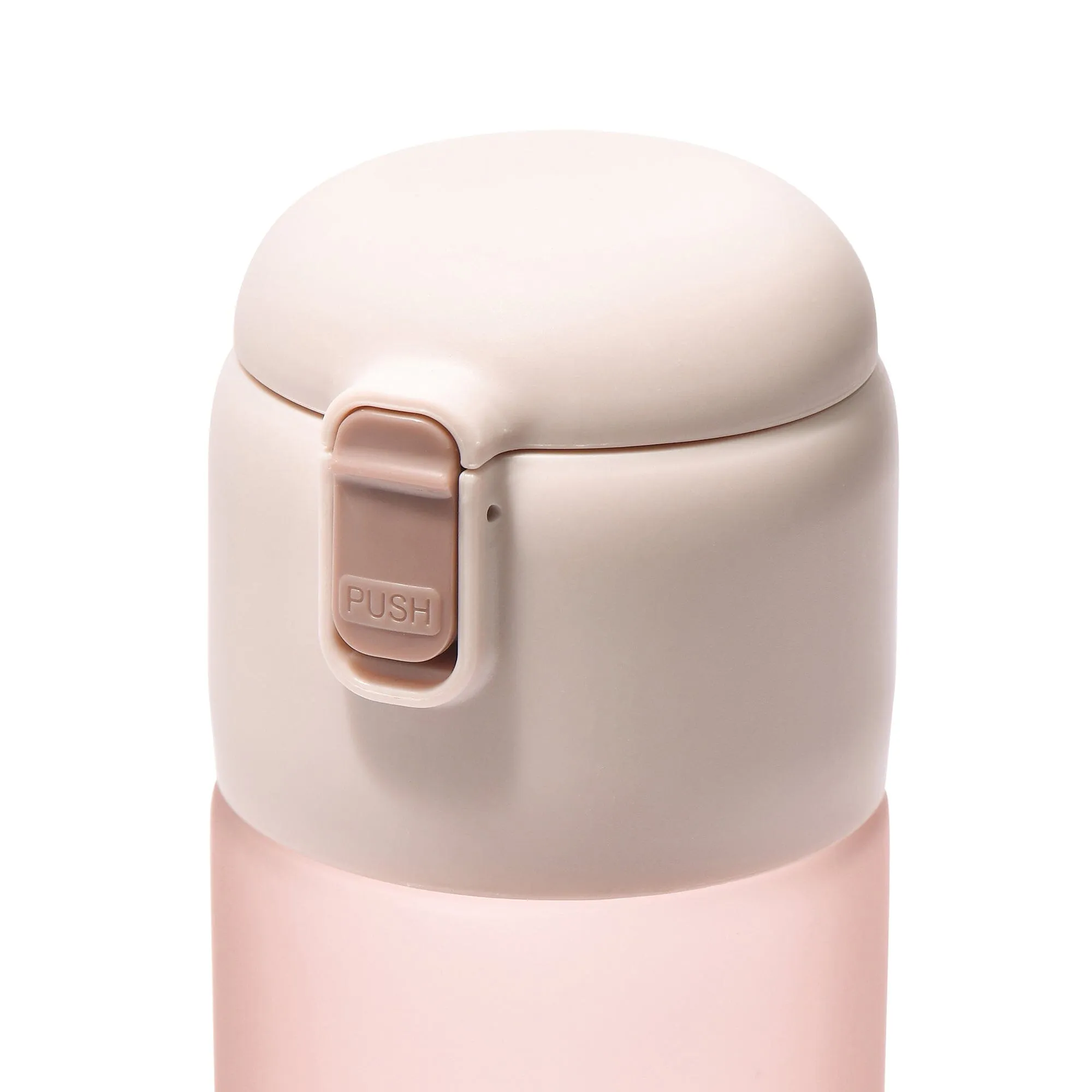 One-Touch Clear Bottle Pink