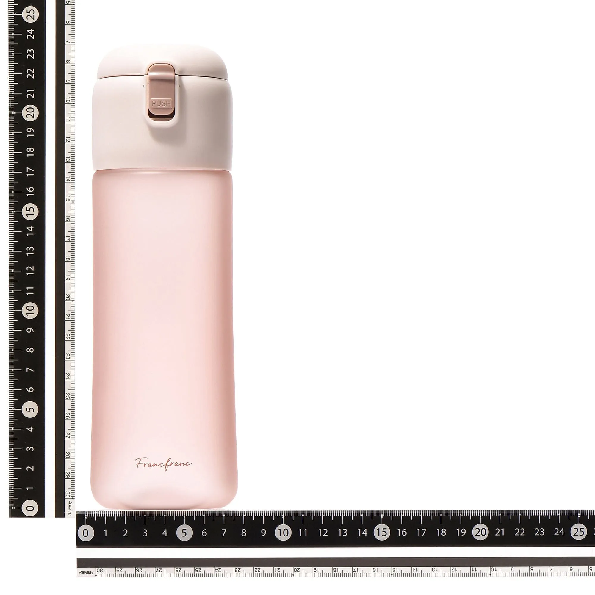 One-Touch Clear Bottle Pink