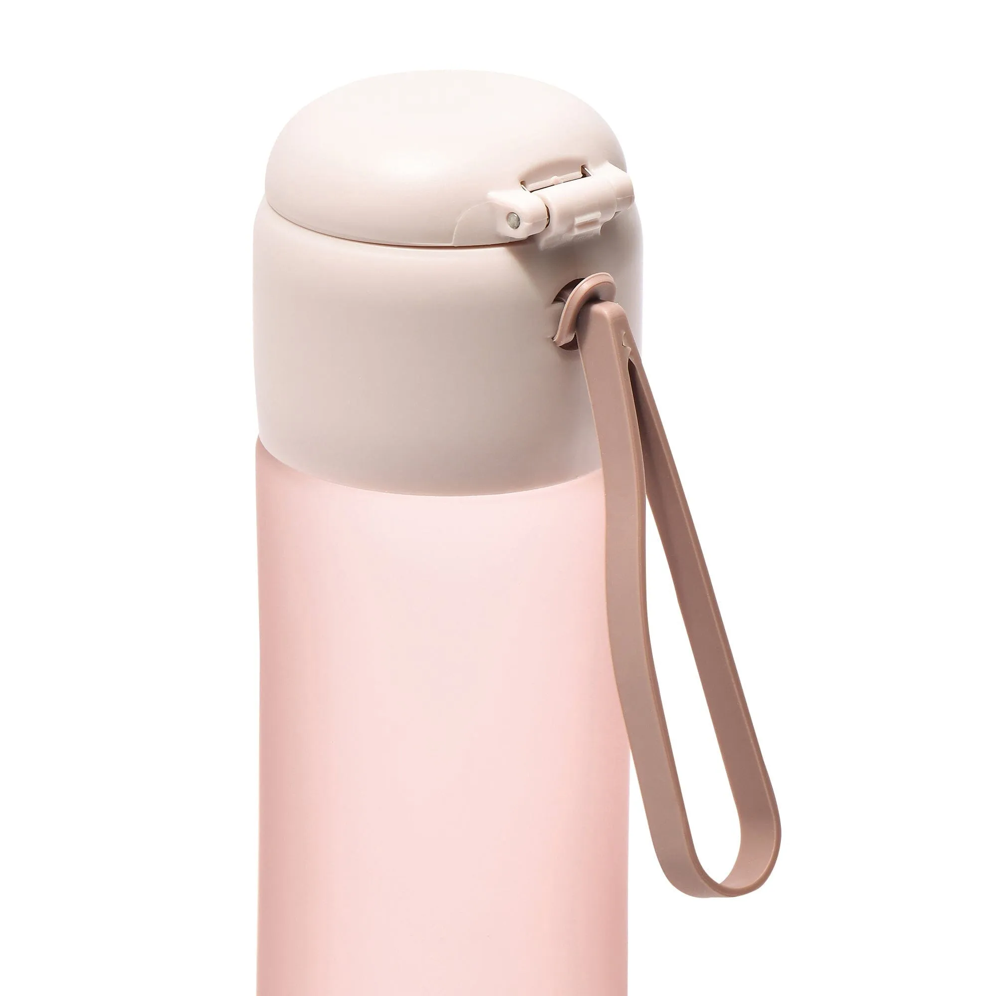 One-Touch Clear Bottle Pink