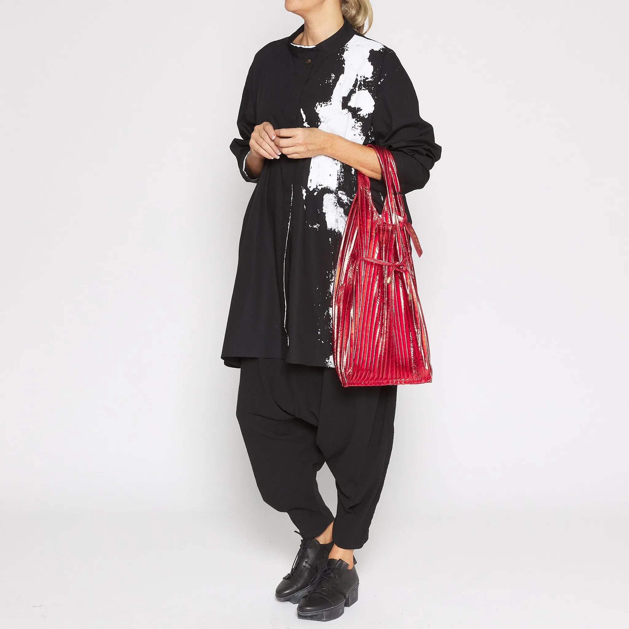 Picasso Plisse Lamina Big Red Bag