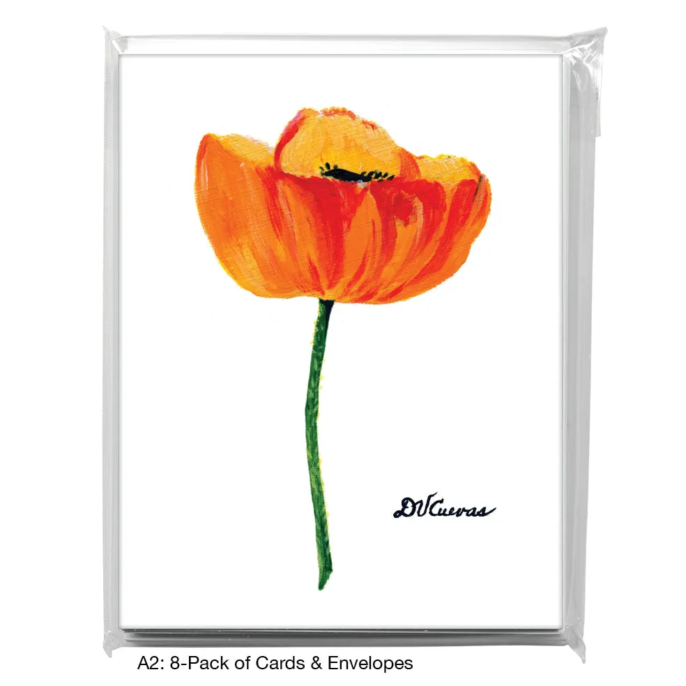 Poppy 10, Greeting Card (7213)