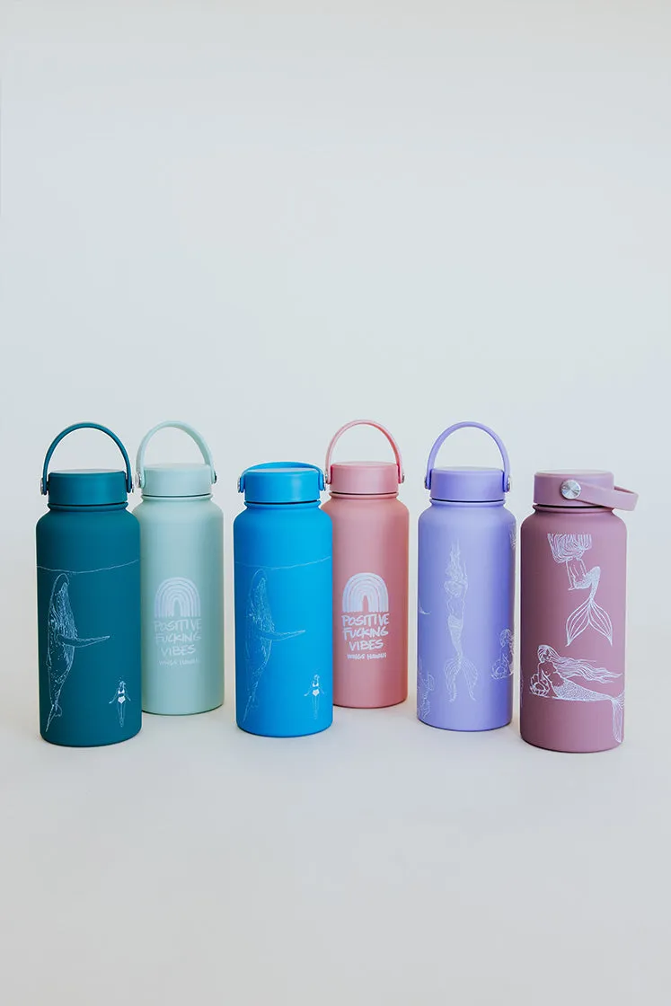 Posi Vibes Water Bottle - Mint