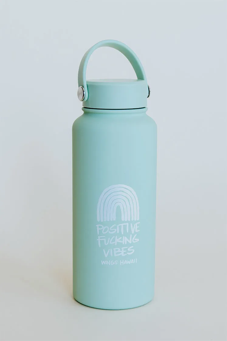 Posi Vibes Water Bottle - Mint