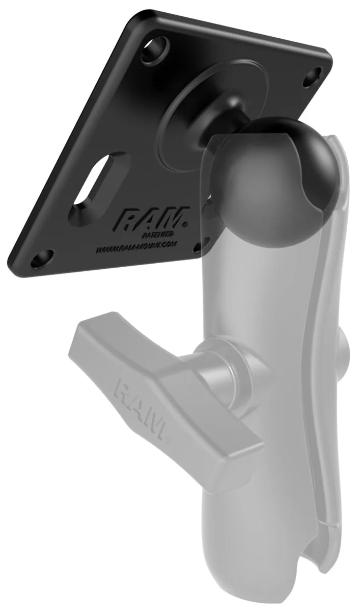 RAM Mounts 75mm x 75mm VESA 3.625" Plate with 1.5" Ball (P/N: RAM-2461U)
