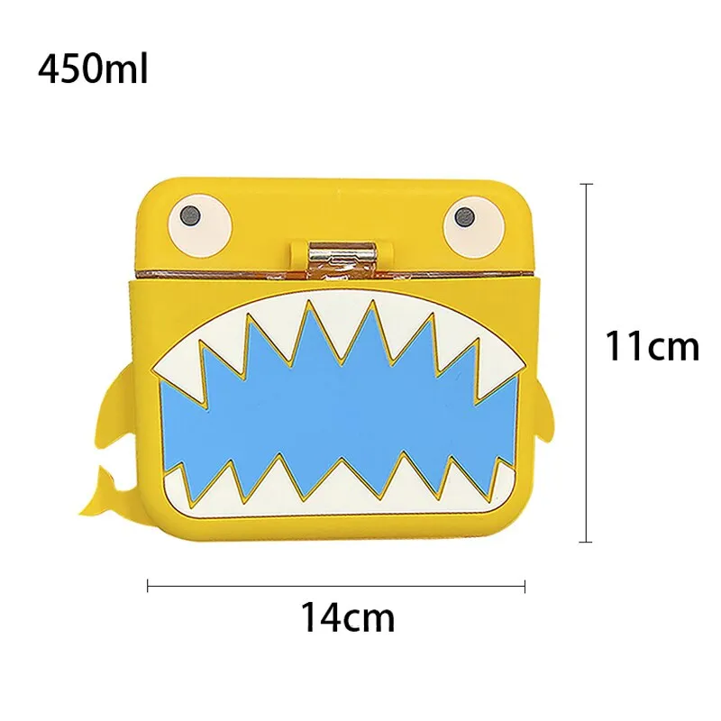 Shark Built-in Straw Water Bottle