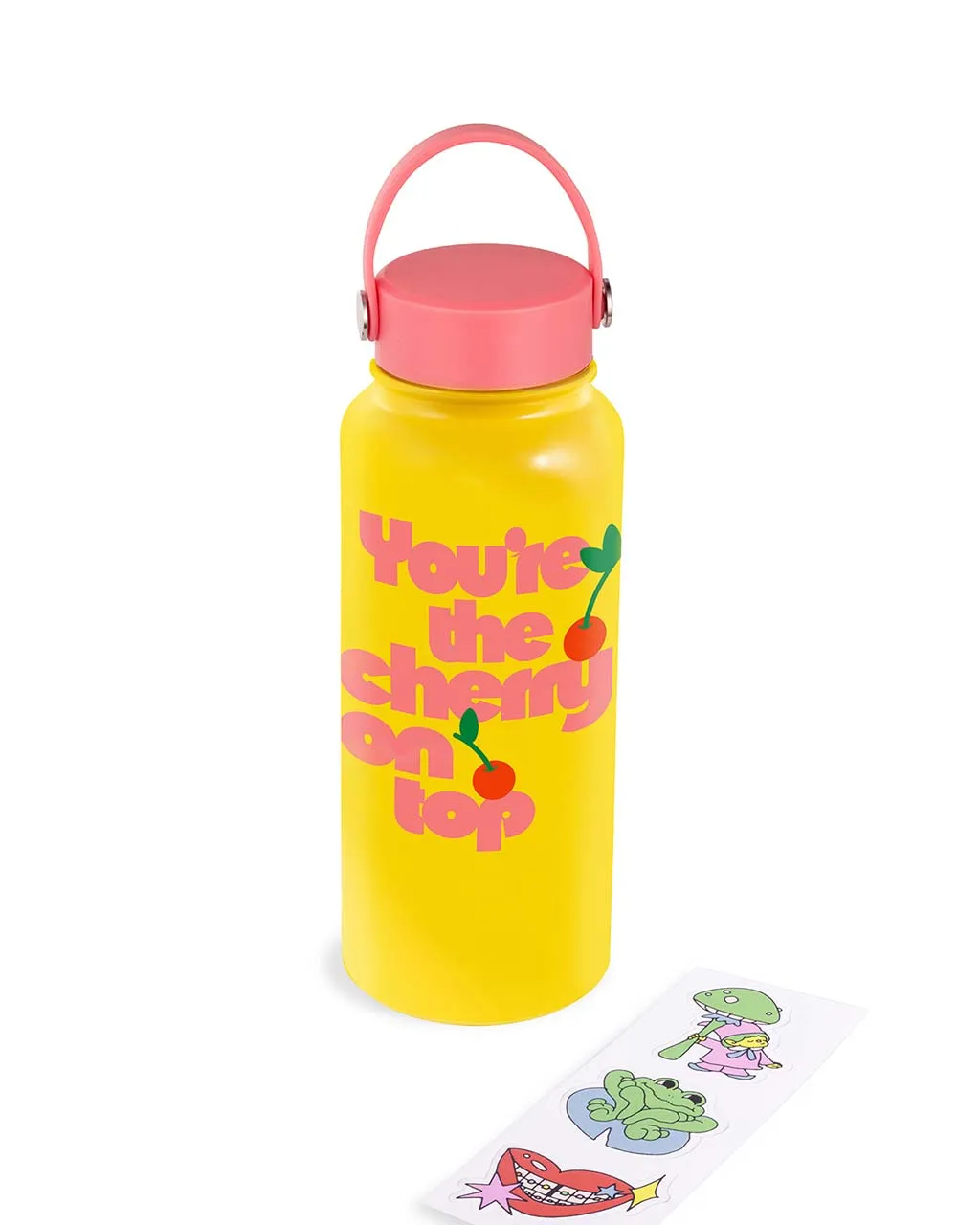 Stainless Steel Water Bottle - Cherry on Top