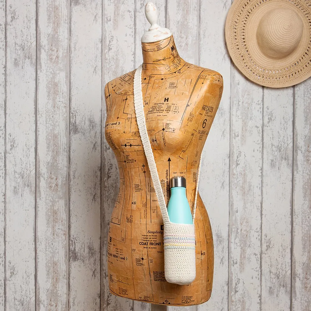 Striped Bottle Holder Crochet Kit