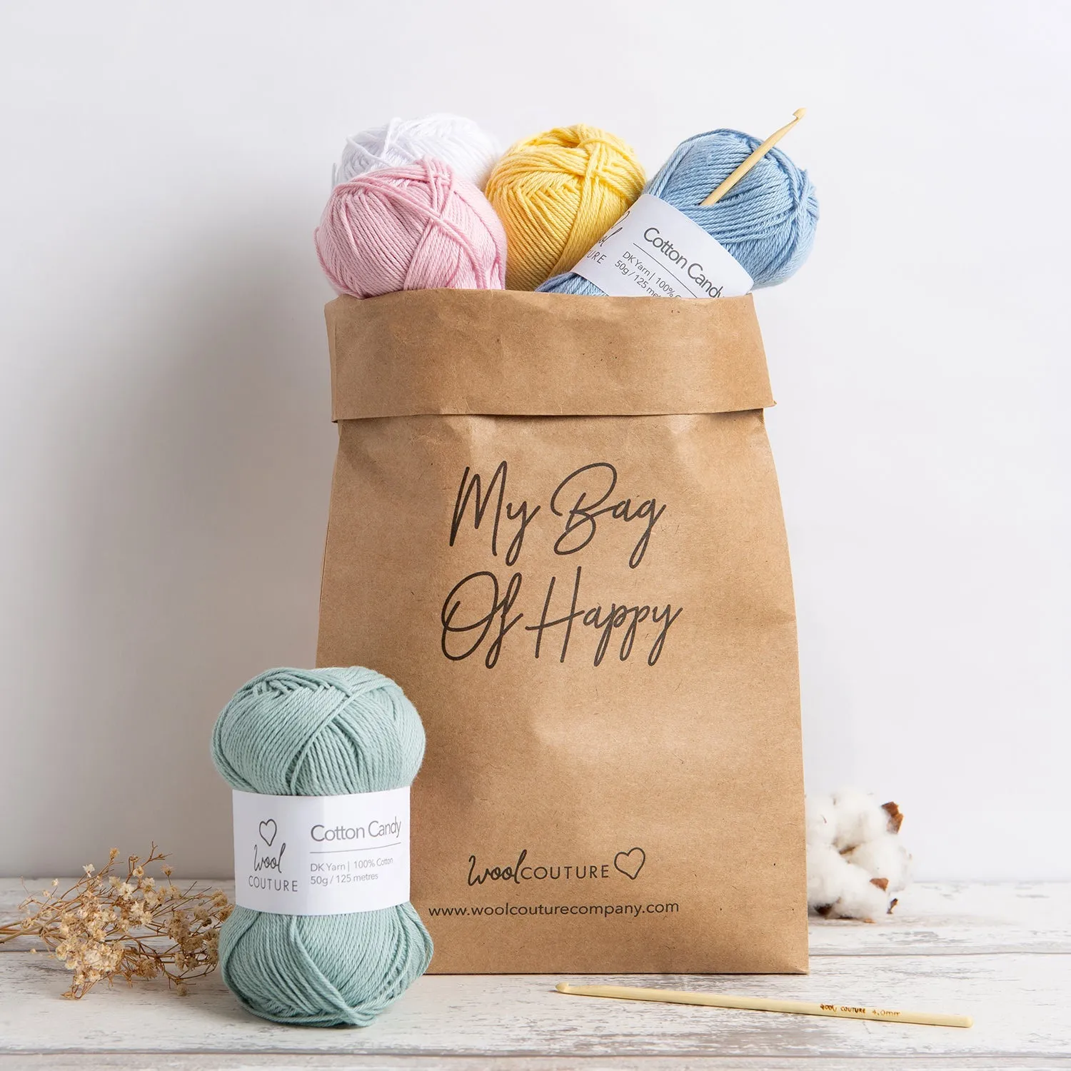 Striped Bottle Holder Crochet Kit