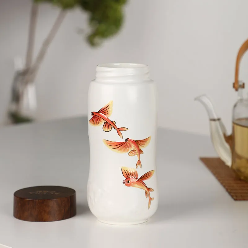 The Joy of Fish Travel Mug ( Double Wall )