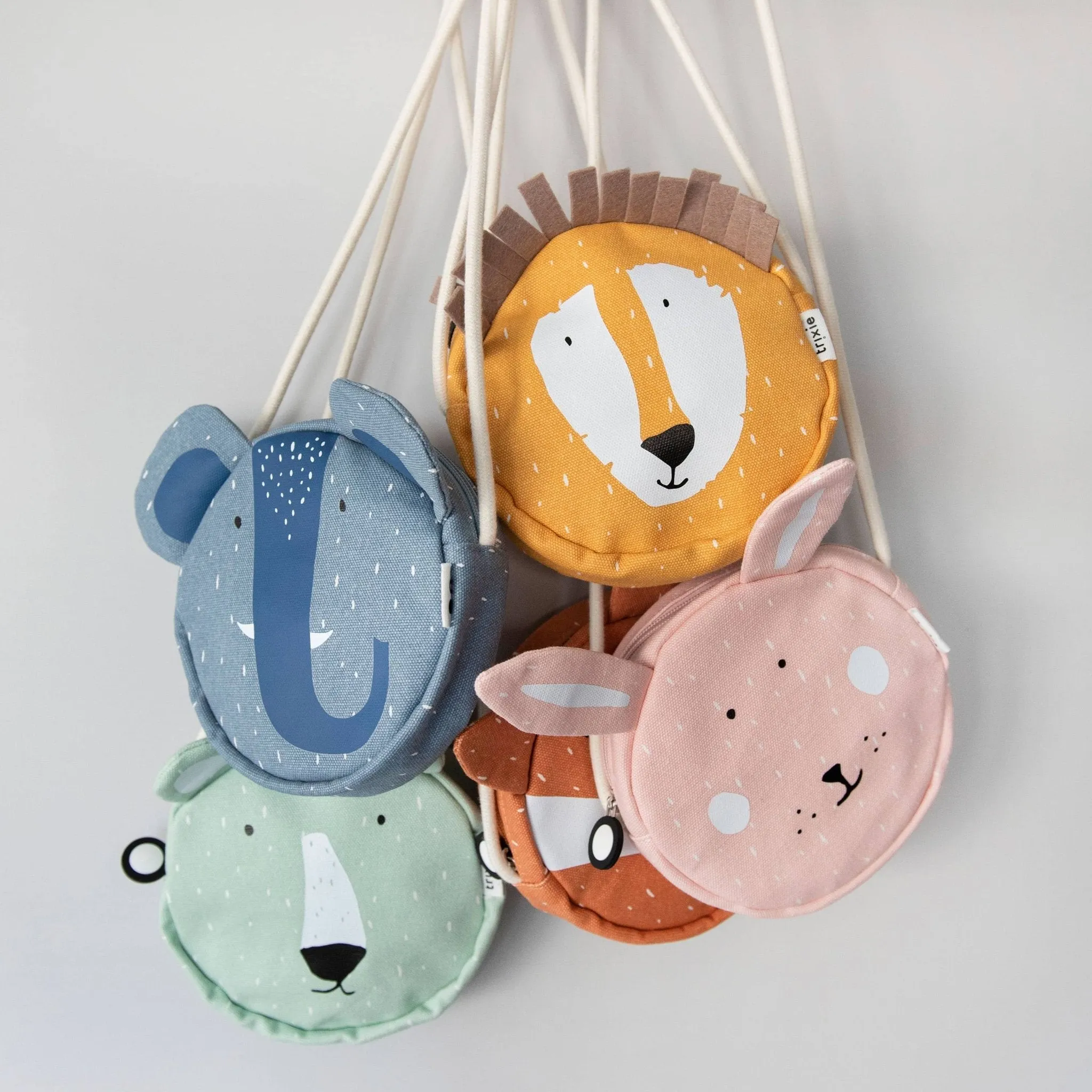 Trixie Rundes Portemonnaie für Kinder - Assortierte Tierdesigns