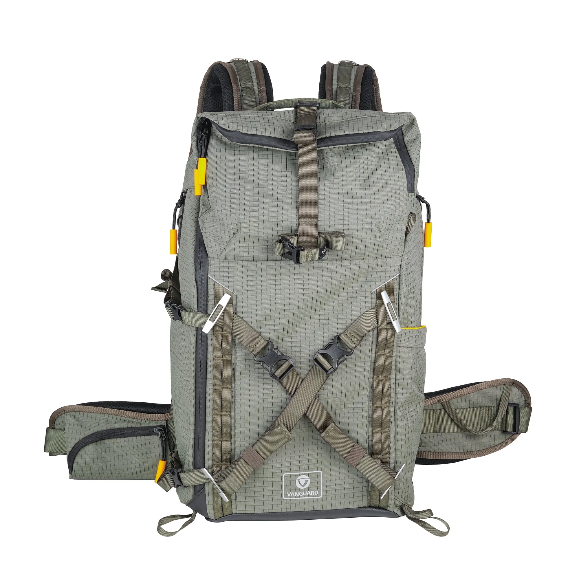VEO Active 53 45 Litre Trekking Backpack - For Pro DSLR/Pro Mirrorless Body With Grip - Green