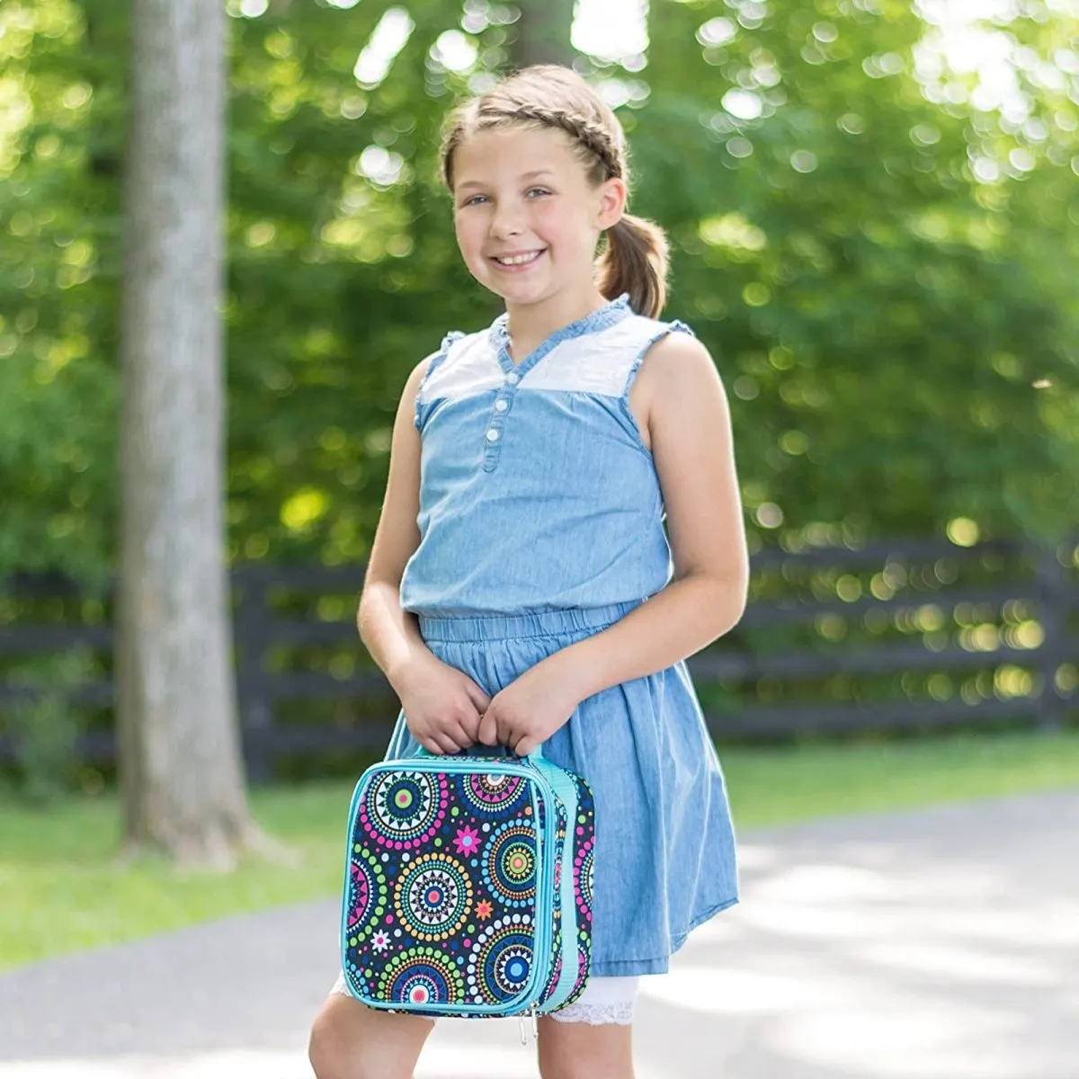 Vintage Sunburst Lunch Bag