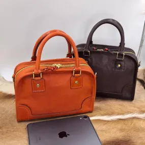 Women's Bowling Ball Bag Leather Bowling Leather Bag