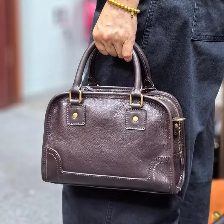 Women's Bowling Ball Bag Leather Bowling Leather Bag